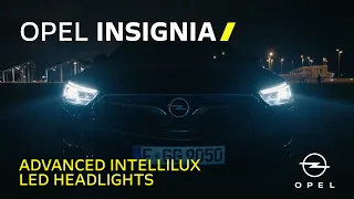 Best in class Intellilux LED headlights. The #Opel #Insignia Grand Sport.