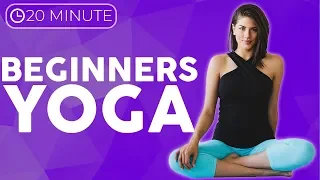 20 minute Easy Yoga for Beginners 💙 MELT stress & relax