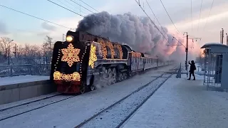 Поезд Деда Мороза 2024 в Петербурге