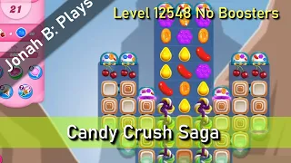 Candy Crush Saga Level 12548 No Boosters