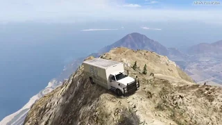 Grand Theft Auto 5 - Driving Crap Cars Off Mt Chiliad #19 (GTA 5)