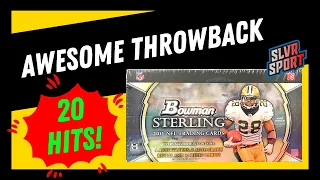 $250 = 20 HITS! 💥 2011 Bowman Sterling Football Hobby Box - Awesome Throwback Product