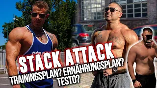 Stack Attack |  Trainingsplan?? Ernährungsplan? Testo?@ironmikebodybuilding8379 ​