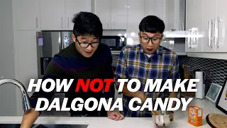 How NOT to Make Dalgona Candy (as seen in Squid Game)