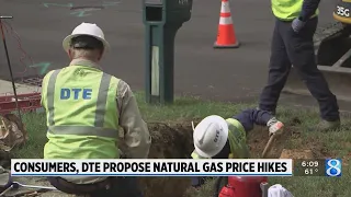 Consumers, DTE propose natural gas price hikes