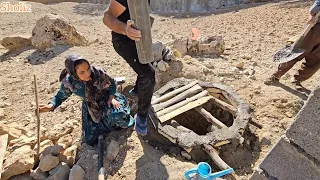 Community Effort: A Nomadic Family Unites to Complete a Toilet Build 🏡