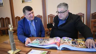 Встреча Дмитрия Туманова с главой Аксубаевского района Камилем Гилмановым