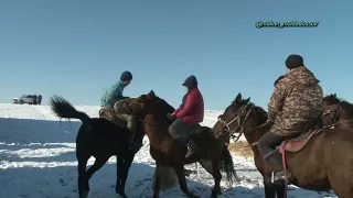 Казыгурт ауданы Канаевтар аулети Азамат Самат мырзалардын елден бата алу той кокпары 10 12 2022