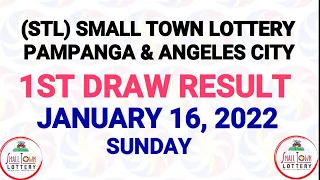1st Draw STL Pampanga, STL Angeles January 16 2022 (Sunday) Result | SunCove, Lake Tahoe
