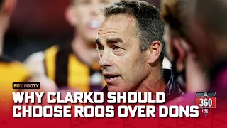 Bombers closing in on Clarko but should he choose the Roos? I AFL 360 I Fox Footy