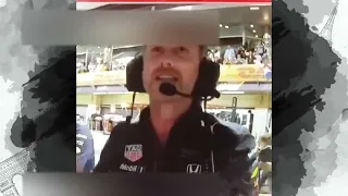 Christian Horner reacting to Max Verstappen's final lap