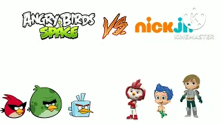 ANGRY birds space vs Nick jr trailer