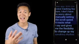 Best Teleprompter App for iOS and Android - Voice Tracking Feature Rocks - Prompt Smart Pro