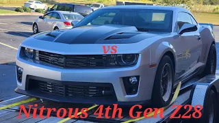 Stick Shift Twin Turbo 5th Gen Camaro SS vs Nitrous 4th Gen Camaro Z/28