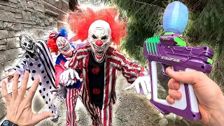 KILLER CLOWNS KIDNAP MY FIANCE! (+Unboxing a Huge Gel Blaster Arsenal!)