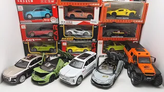 Satisfying with Unboxing Model car: Lamborghini Aventador SVJ green & gray, Hongqi H9 & HS9, Avtoros