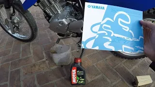 Como cambiar aceite Yamaha XTZ 125 . Recomendaciones de manual.