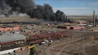 Second fire burning in Pueblo at EVRAZ steel mill prompts pre-evacuations in Salt Creek neighborhood