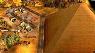General Kassad is Hiding In The Pyramid Under US Protection (C&C Generals Zero Hour Mission Map)