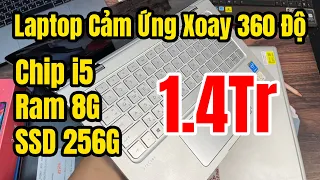 Laptop Cảm Ứng Xoay 360 Độ | 1,4Tr | Vỏ Nhôm Nguyên Khối - Laptop Dùng Sim 4G !