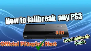 How to Jailbreak any PS3 4.91 using official PS3xploit host