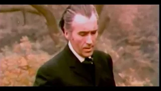 Christopher Lee - Eye Roll - Behind the Scenes Dracula AD 1972