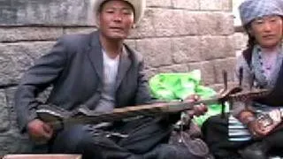 Tibetan Musician - Lhasa, Tibet - June 2007