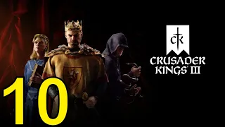 Crusader Kings III Прохождение(2024) ч10 война всегда одна