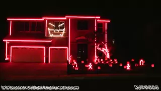 Halloween Light Show 2012 - Gangnam Style