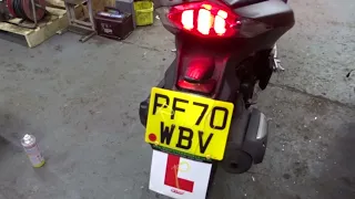 2021 Peugeot Speedfight 4 50cc Engine Running, 1,887 Miles