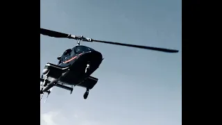 Bell 230 taking off (slo-mo) - Rand Airport