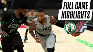 Celtics VS Trail Blazers Full Game Highlights! April 13, 2021 NBA Season | NBA 2K21