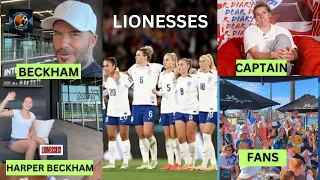 David Beckham and his daughter Harper’s Heartwarming Message to England and the fans