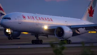 27 STUNNING Sunset ARRIVALS & DEPARTURES | B77W, A359, B789, A320, B772 | Plane Spotting at YVR