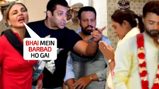 Bhaijaan😲 Salman Khan came to save Rakhi Sawant's marriage after Tanu weds Adil in police station