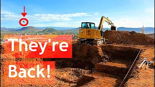 Mini Excavator Unleashed: Pool Digging Time-lapse!