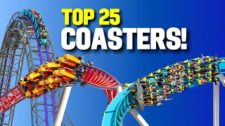 Top 25 Roller Coasters In America!