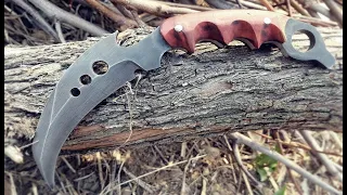 Making a Karambit Knife From Plow Parts