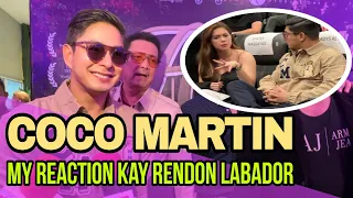 COCO MARTIN MY REACTION KAY RENDON LABADOR | BEHIND THE SCENE WITH SHAINA MAGDAYAO