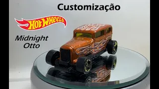 Customização Hot wheels - Midnight Otto