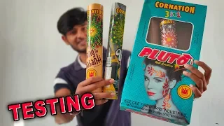 Most Unique Firecracker Testing - Best Budget Diwali skyshot - Fireworks stash testing