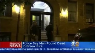 Police: Man Found Dead In Bronx Fire