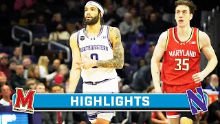 Maryland at Northwestern | Highlights | Big Ten Men's Basketball | Jan. 17, 2024