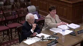 City Council Workshop 04/18/2019