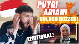 🤯 TeddyGrey Reacts to 🇮🇩 Putri Ariani receives the GOLDEN BUZZER | REACTION