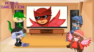 [Gacha Club] Pj Masks and Luna Girl react to "Pj Masks Memes"