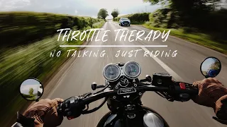 TRIUMPH T120 Black  VANCE & HINES EXHAUST   No Talking, Just riding!