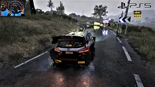 WRC 10 Looks INCREDIBLE in the Rain on PS5