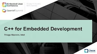 C++ for Embedded Development