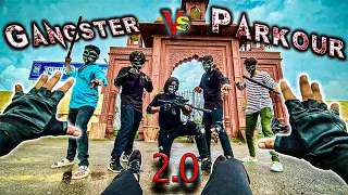 Gangster Vs Parkour 2.0  in india  ( Crazy Parkour Pov )